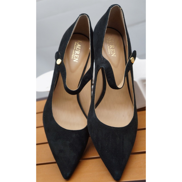 Lauren Ralph Lauren Women's Lanette Mary Jane Pump Black 9B - Picture 16 of 16
